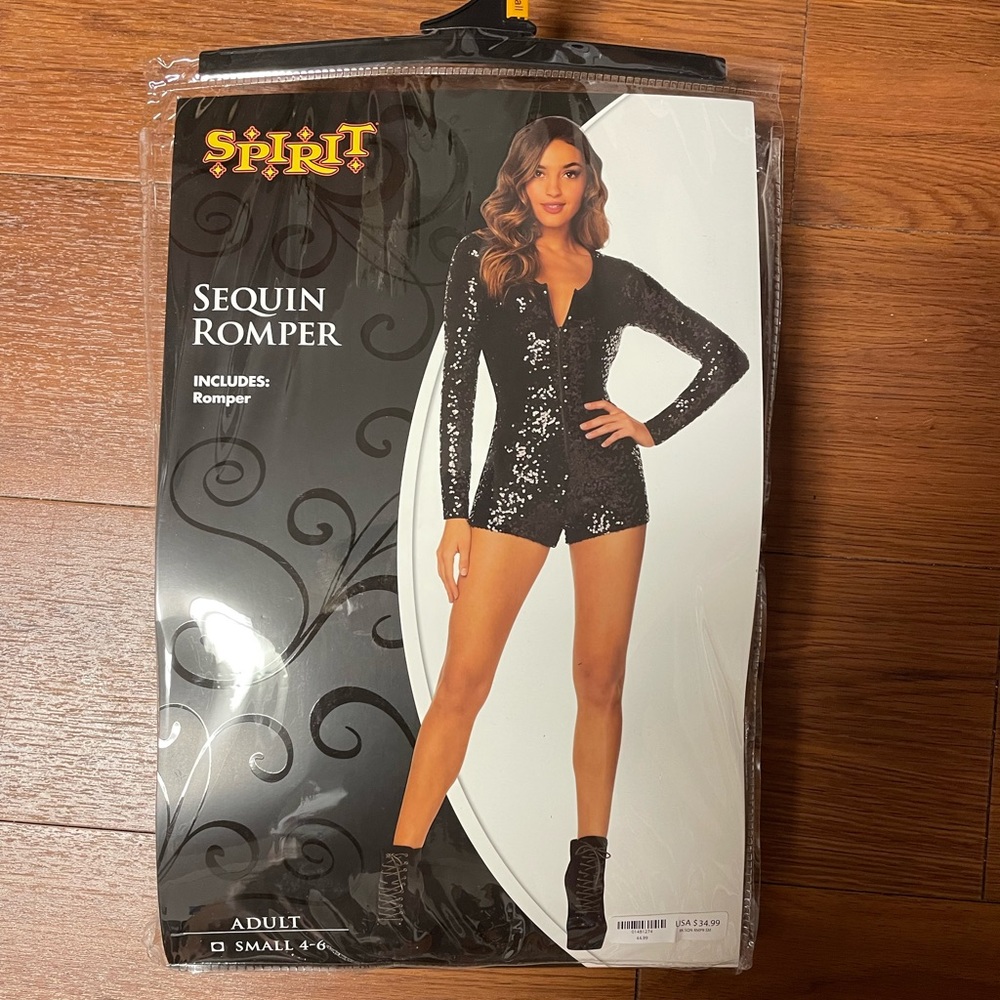 COPY - Sequin long sleeved romper